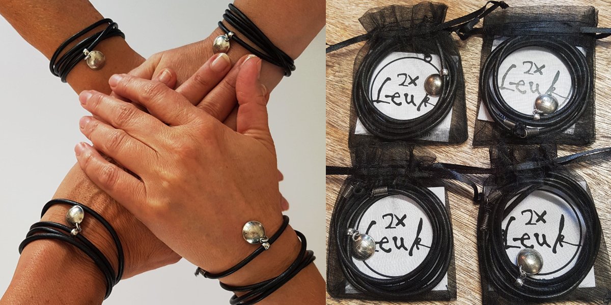 Manoeuvreren cafe manager 25 jaar vriendinnen - je eigen armband maken | 2xleuk